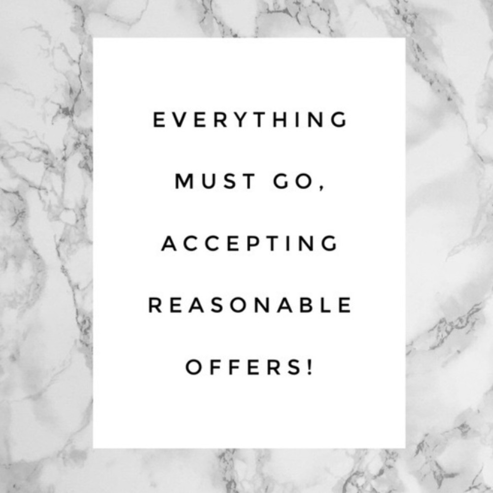 Everything must go!!